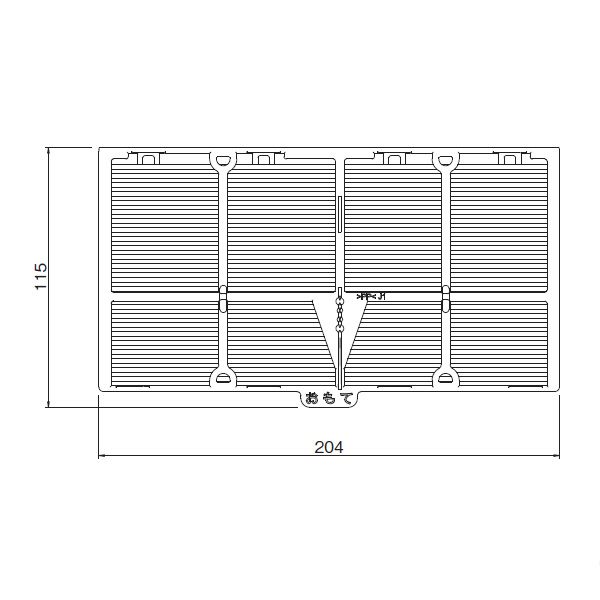 ダイキン DAIKIN エアコン用 抗ウイルスフィルター KAFV040A41