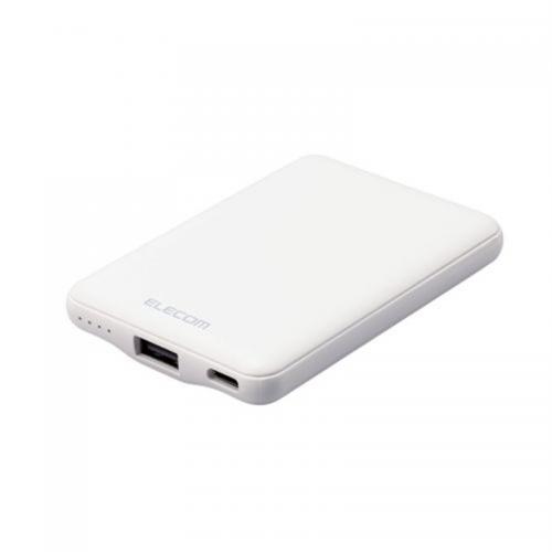 エレコム ELECOM モバイルバッテリー 12W ホワイト DE-C37-5000WH