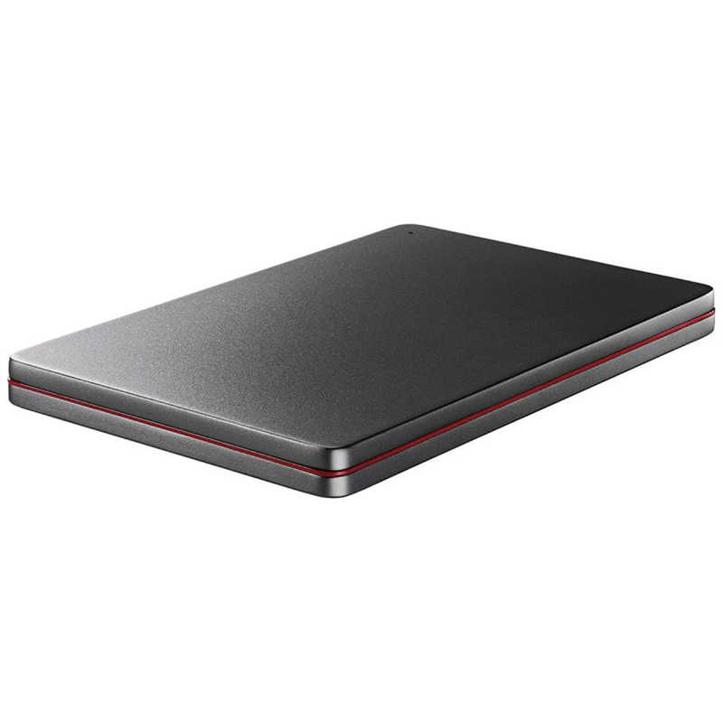 IOデータ 外付けHDD USB-A&USB-C接続 ｢カクうす アルミボディ｣ ブラック [1TB /ポータブル型] HDPX-UTSC1K