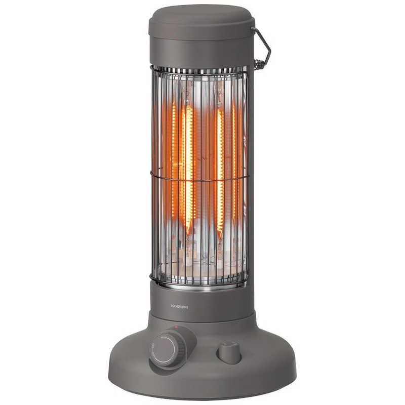 コイズミ KOIZUMI カーボンヒーター 遠赤電気ストーブ レトロデザイン ダークグレー 600W KKH-0661/H
