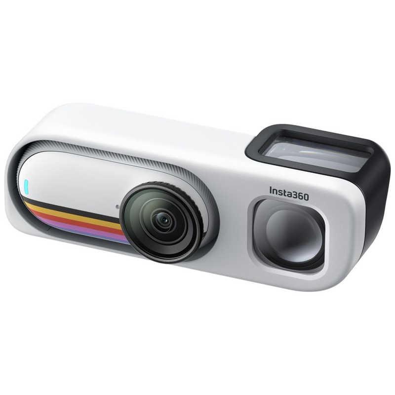 インスタ360 Insta360 アクションカメラ GO 3S レトロキット キャンバスホワイト 128GB CINSAATA-GO3SRETRO128G-CW