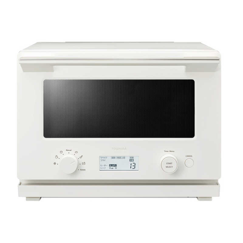 東芝 TOSHIBA リベイクオーブンレンジ 20L ミルキーホワイト ER-RB10B-W