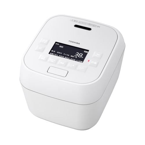 東芝 TOSHIBA 真空圧力IH炊飯器 3.5合炊き 炎匠炊き グランホワイト RC-6MGX-W