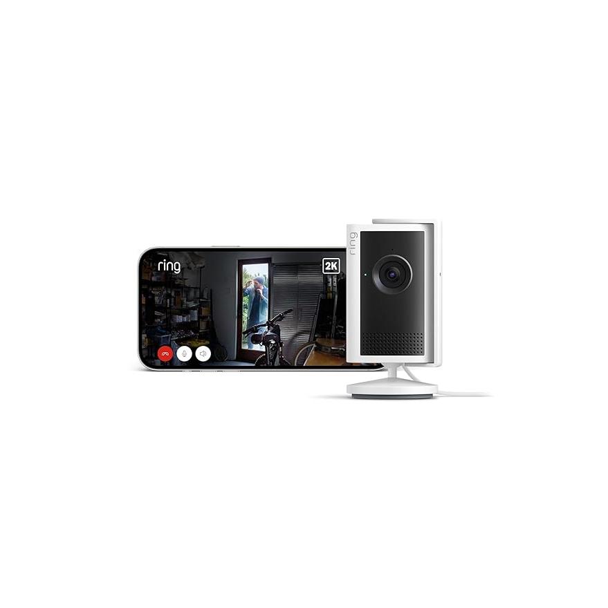 アマゾン Amazon Ring 屋内用セキュリティカメラ Indoor Cam Plus ホワイト B0DXN3VNMG