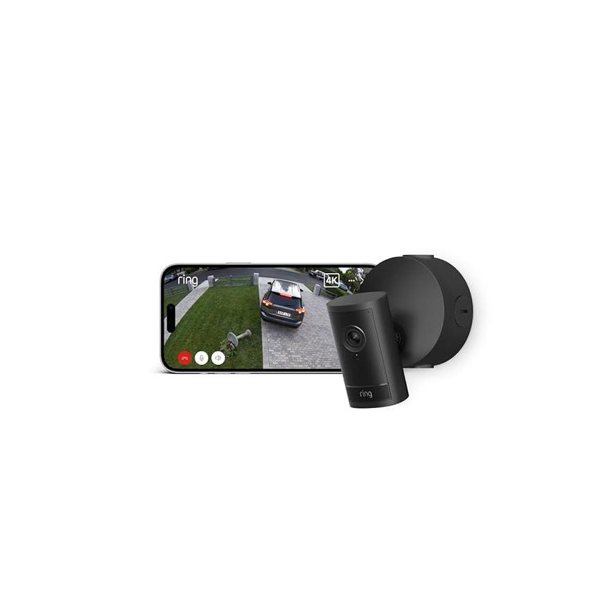 アマゾン Amazon Ring 屋外用防犯カメラ Outdoor Cam Pro PoEモデル ブラック B0DDRP42ZT