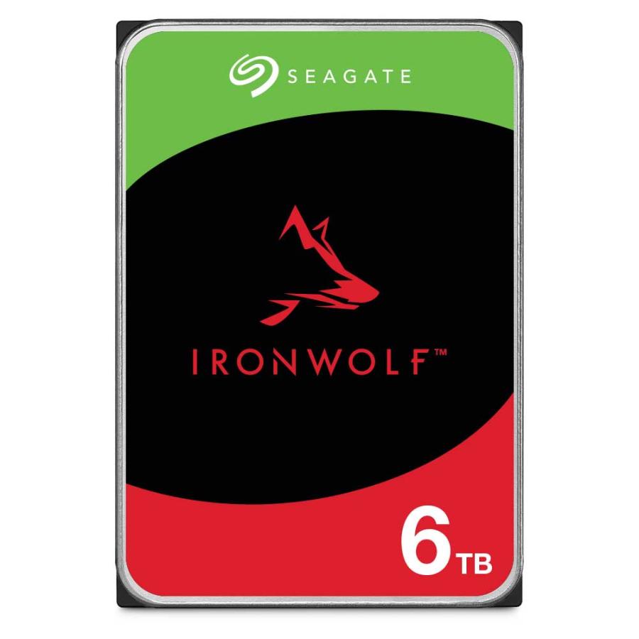 シーゲイト Seagate 内蔵HDD IronWolf NAS向け 3.5インチ SATA 6Gb/s 6TB ST6000VN006