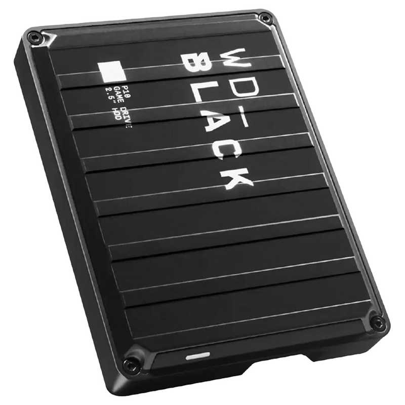 ウエスタンデジタル Western Digital ポータブルHDD ゲーム用 WD_BLACK P10 Game Drive USB3.2(Gen1)対応 6TB ブラック WDBZ7D0060BBK-JESN