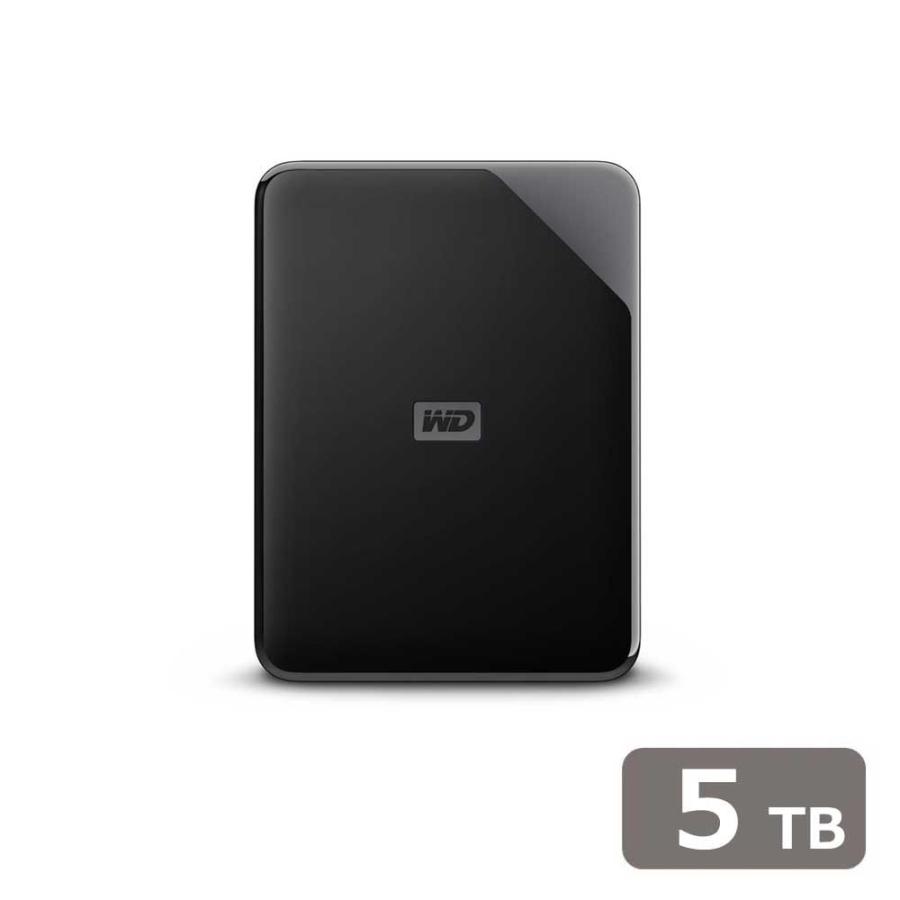 ウエスタンデジタル Western Digital ポータブルHDD WD Elements SE Portable 2026年モデル USB3.2(Gen1)対応 5TB WDBG8A0050BBK-JESN