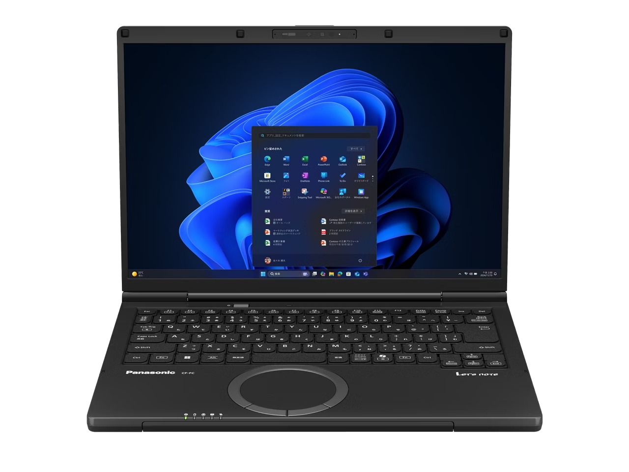 パナソニック Panasonic ノートパソコン レッツノート FC7 14.0型 Core Ultra 7 356H メモリ32GB SSD1TB Copilot+ PC Windows 11 Pro Office付 ブラック CF-FC7BDPCR
