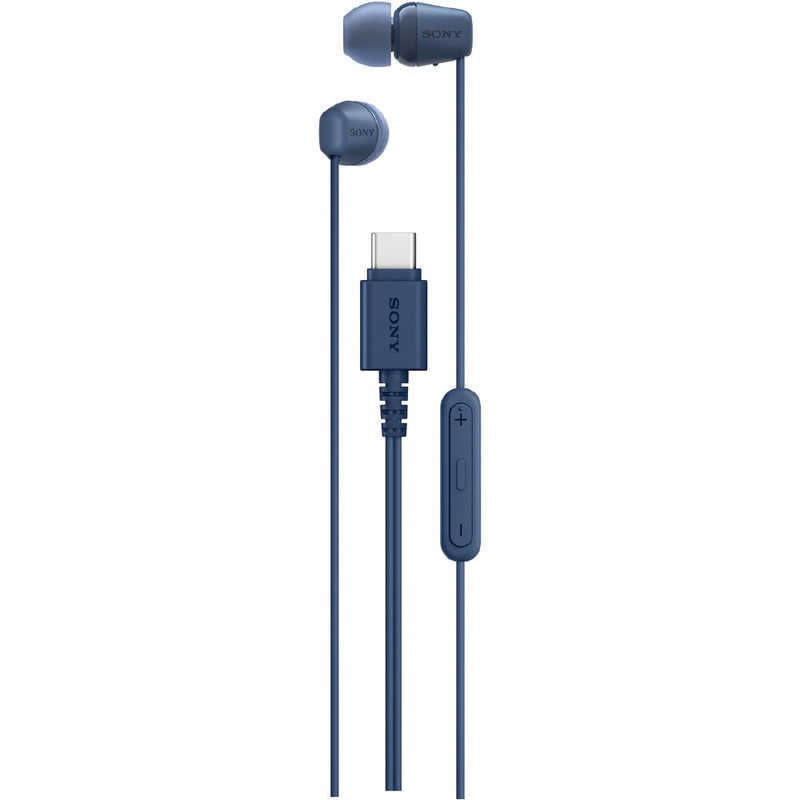 ソニー SONY 有線イヤホン ブルー IER-EX15C-LZ