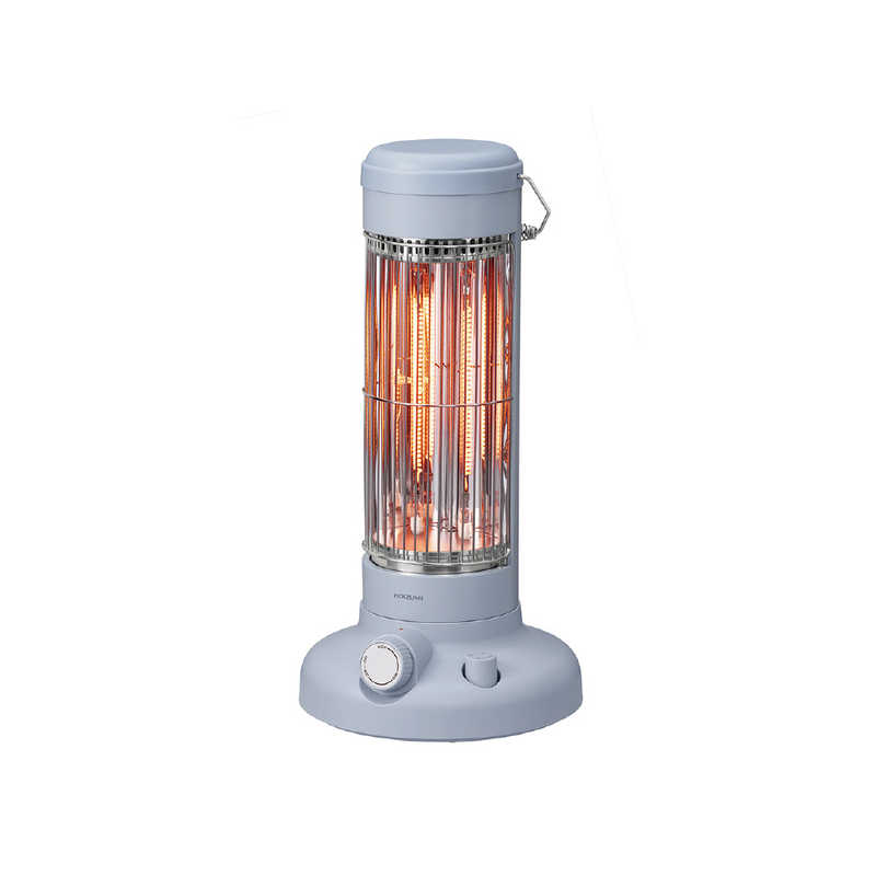 コイズミ KOIZUMI 遠赤電気ストーブ 600W カーボンヒーター ペールブルー KKH-0651-A