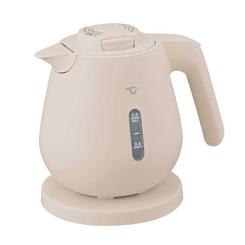 象印 ZOJIRUSHI 電気ケトル 0.8L ライトベージュ CK-DC08-CM