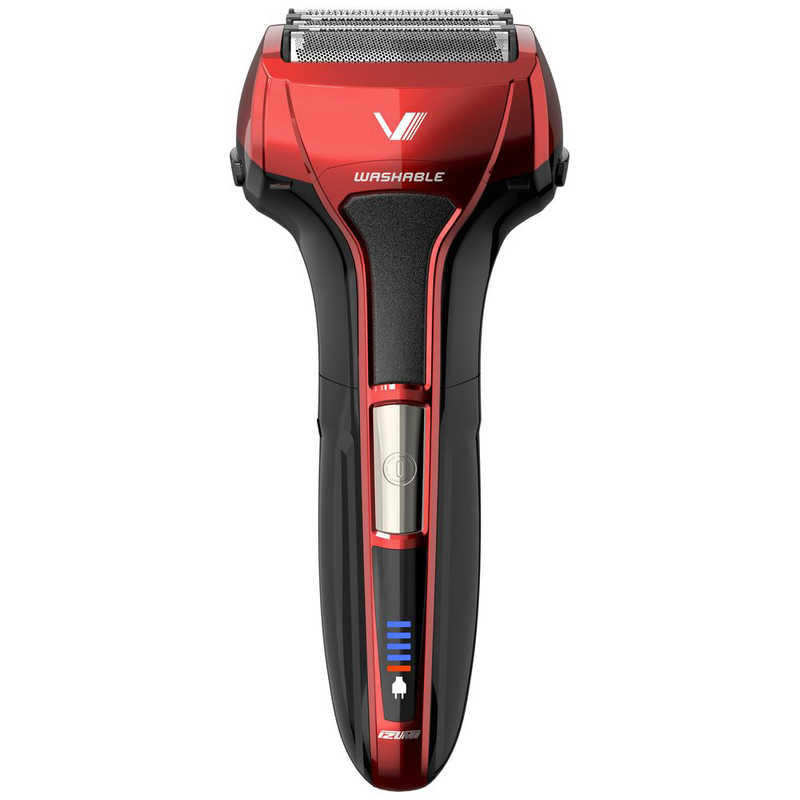 イズミ IZUMI メンズシェーバー 5枚刃 充電・交流式 ソリッドモデル レッド IZF-V553W-R