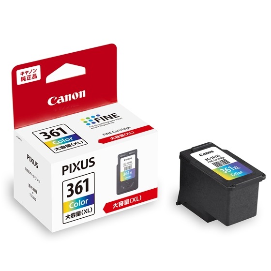 キヤノン Canon FINEカートリッジ BC-361XL カラー