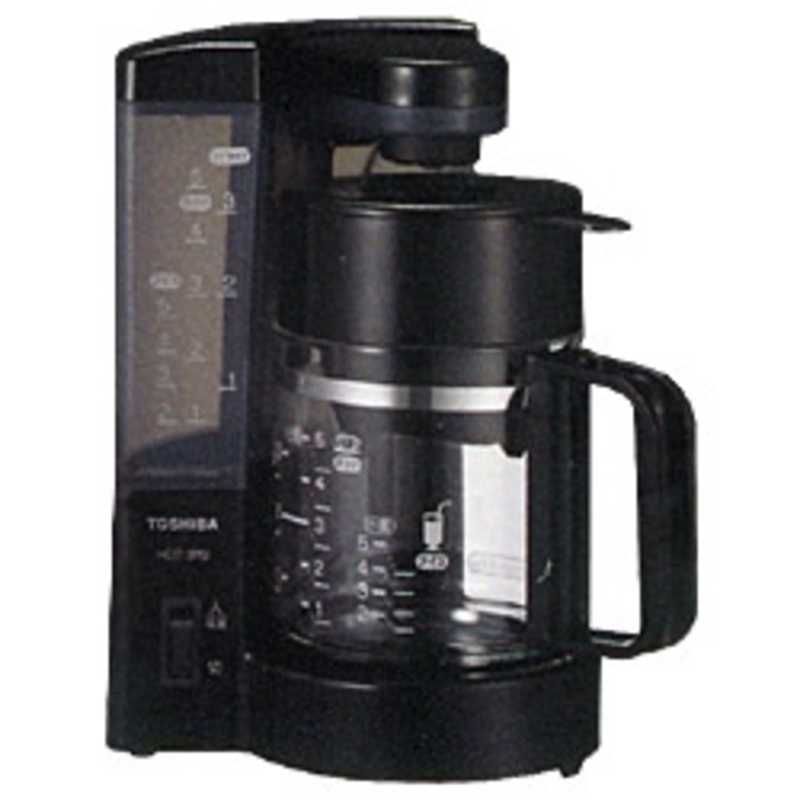 TOSHIBA コーヒーメーカー ブラック HCD-5MJ(K) 東芝