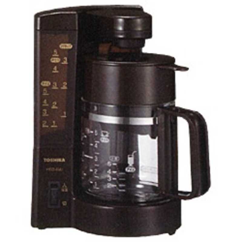 TOSHIBA コーヒーメーカー ブラウン HCD-5MJ(T) 東芝