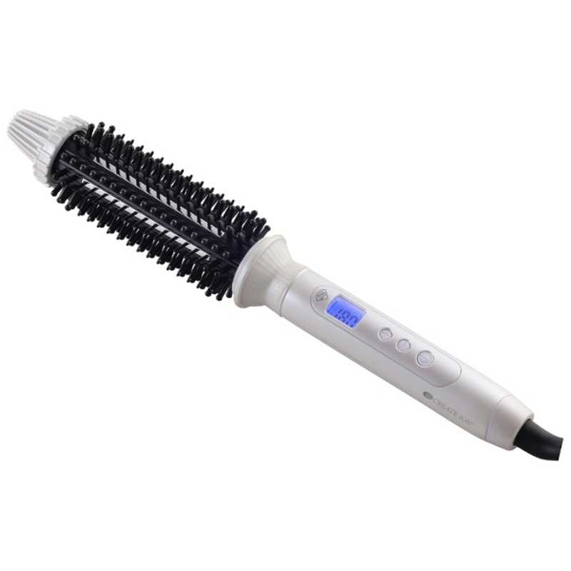 CREATE ロールブラシアイロン カール26mm 140W-150W ホワイト CIBI-G26W クレイツ