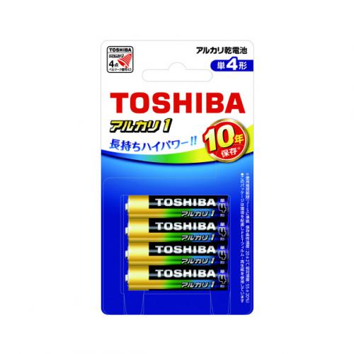東芝 TOSHIBA アルカリ乾電池 単4形 4本パック  LR03AN4BP