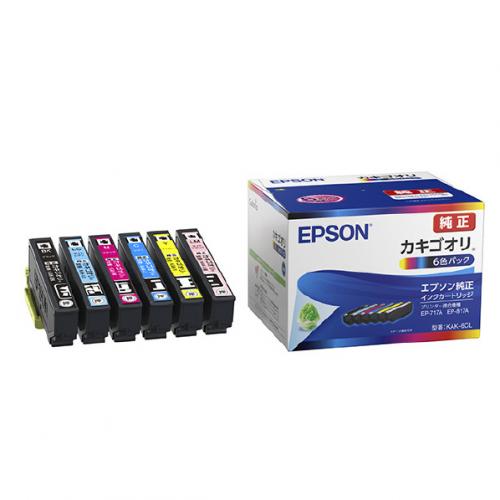 エプソン EPSON 純正インクカートリッジ カキゴオリ 6色パック KAK-6CL
