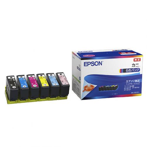 エプソン EPSON  エプソン純正 インクカートリッジ カニ 6色パック KNI-6CL