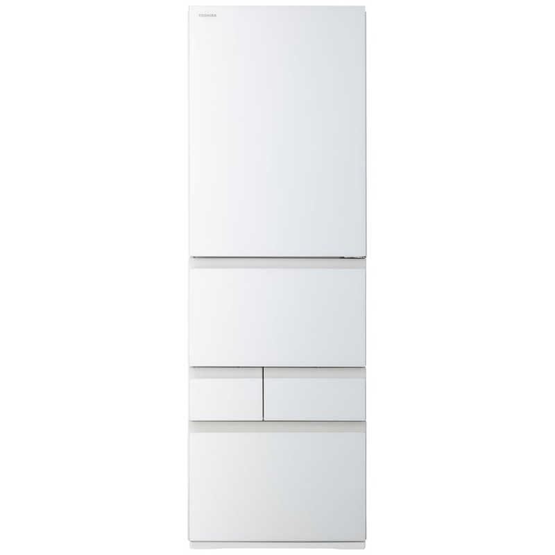 東芝 TOSHIBA 冷蔵庫 5ドア 411L 右開き VEGETA ベジータ GXKシリーズ グランホワイト GR-Y41GXK-EW (大型)