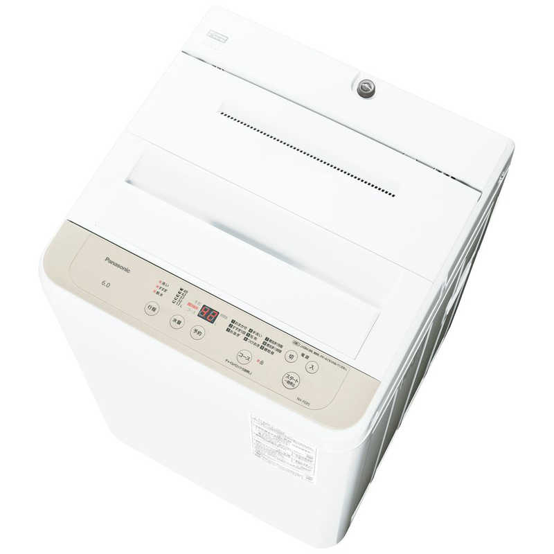 パナソニック Panasonic 全自動洗濯機 洗濯6.0kg Fシリーズ ライトベージュ NA-F6B5-C (大型)