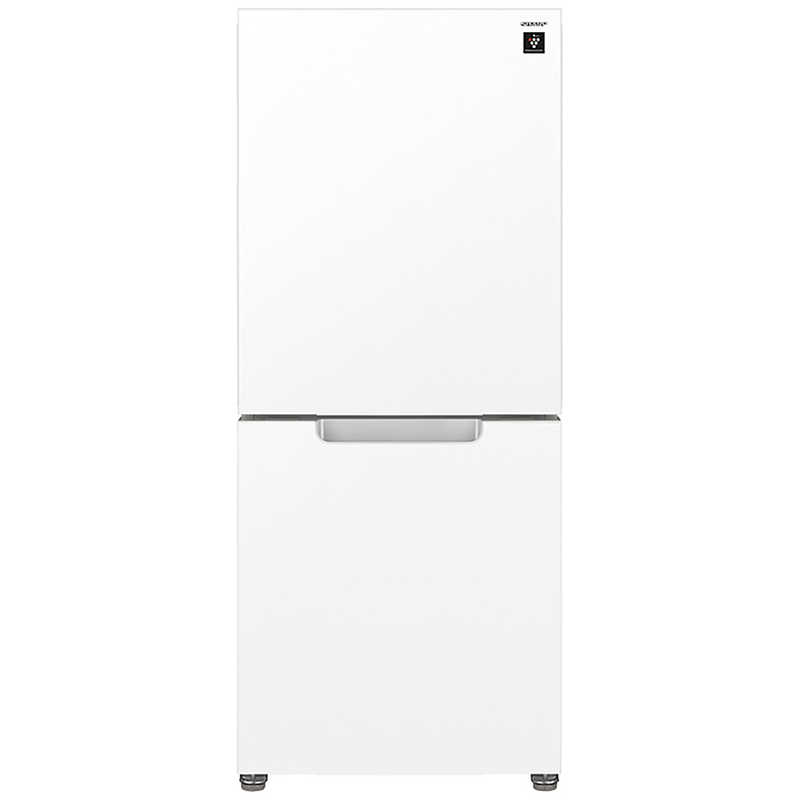 シャープ SHARP 冷蔵庫 2ドア 152L 付け替え左右開き プラズマクラスター メガフリーザー クリアホワイト SJ-GD15R-W (大型)