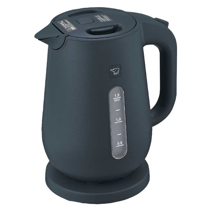 象印 ZOJIRUSHI 電気ケトル 1.5L ソフトブラック CK-VB15-BM