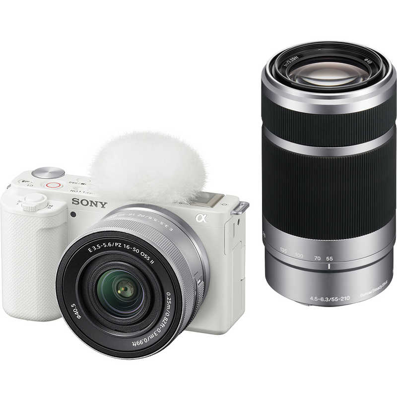 ソニー SONY ミラーレス一眼カメラ VLOGCAM ZV-E10 ダブルズームレンズキット ホワイト ZV-E10X-W
