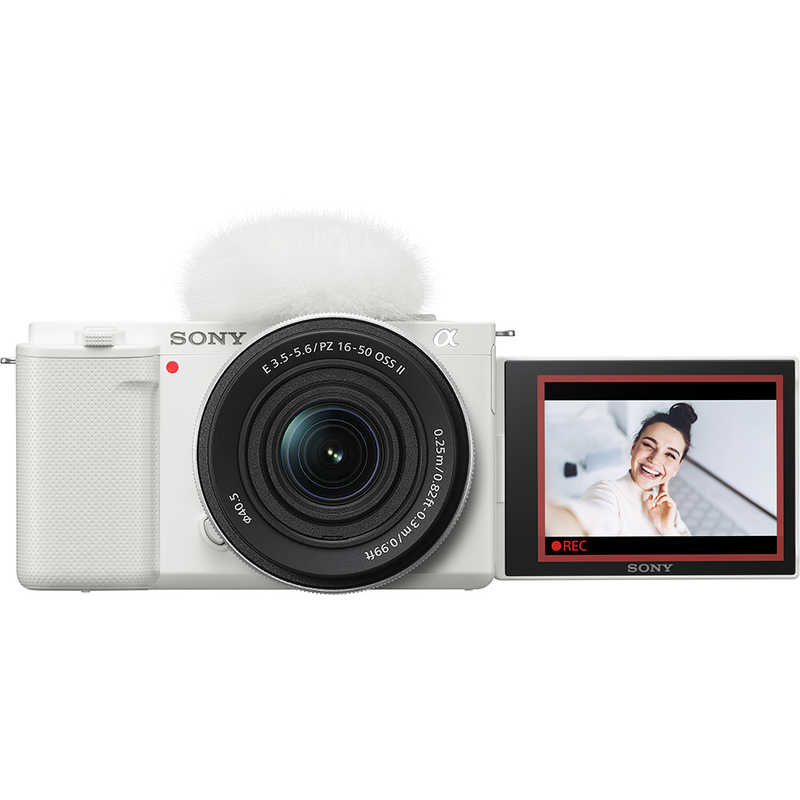 ソニー SONY ミラーレス一眼カメラ VLOGCAM パワーズームレンズキット ホワイト ZV-E10K-W