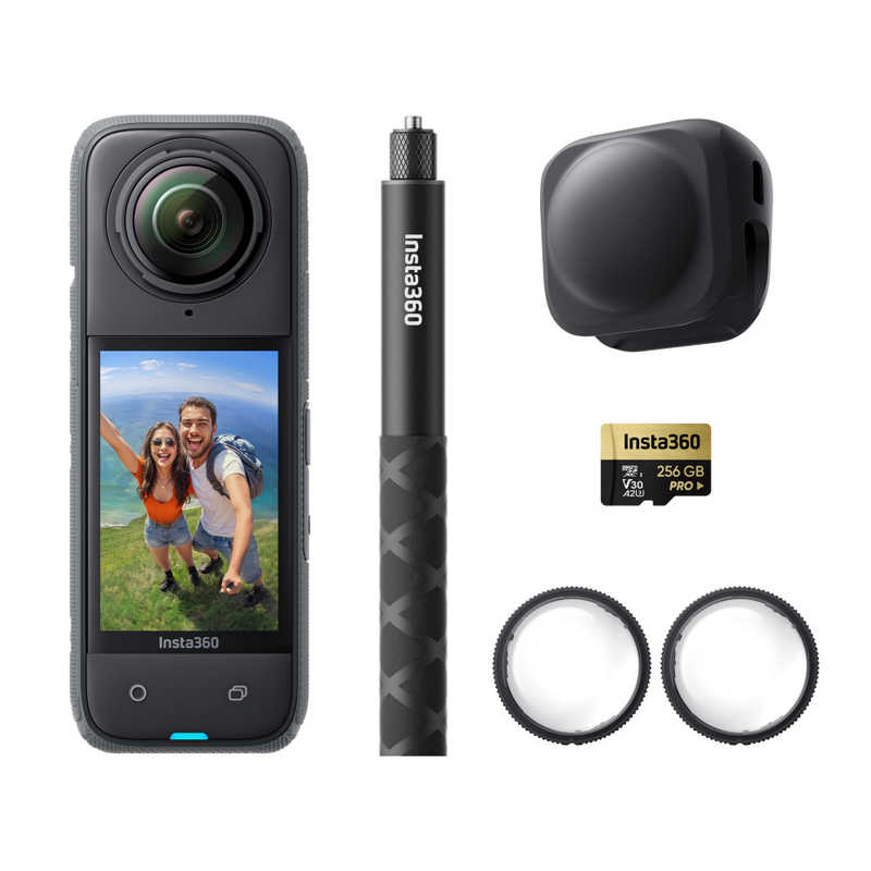 insta360 アクションカメラ Insta360 X4 エクスプローラーキット8K 360 Action CamCINSABMA-X412