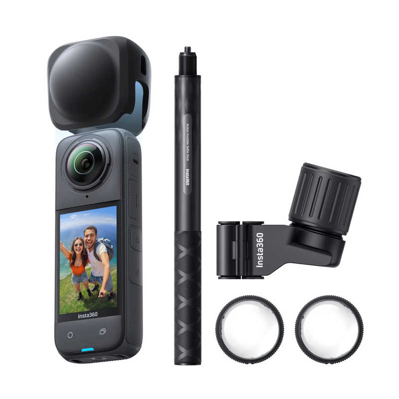 insta360 X4 360度アクションカメラ スキーバンドル ブラック CINSABMA-X462