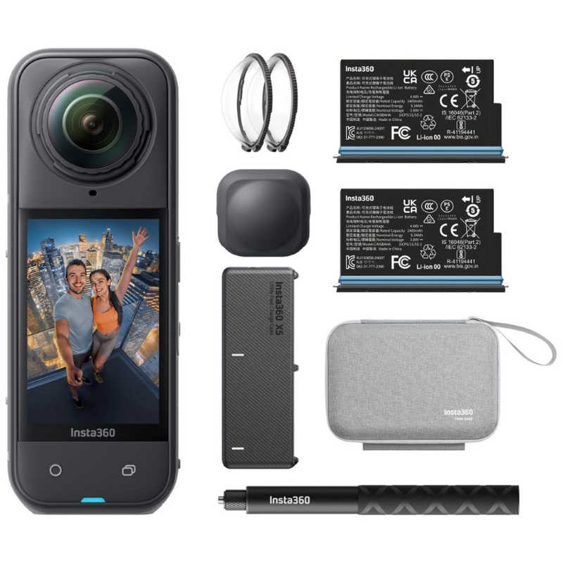 INSTA360 インスタ インスタサンロクマル 360°カメラ Insta360 X5 エッセンシャルバンドル ［防水］ CINSAAHA-X504