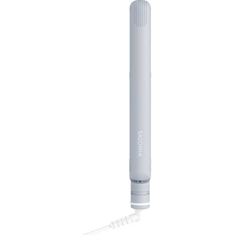 サロニア SALONIA ストレートヘアアイロン 2025年秋冬限定カラー サイレントシリーズ 24mm 120℃～230℃ 海外対応 交流(コード)式 アイスグレー SAL24116GR
