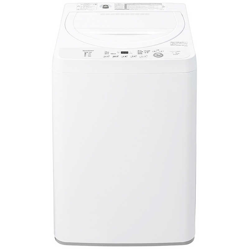 シャープ SHRP 全自動洗濯機 5,5kg ホワイト系 ES-GE5K-W (大型)