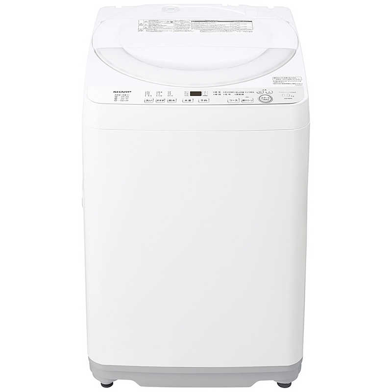 シャープ SHRP 全自動洗濯機 6kg ホワイト系 ES-GE6K-W (大型)