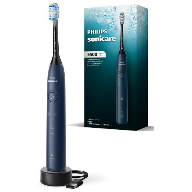 フィリップス PHILIPS ソニッケア プロテクトクリーン5500シリーズ ネイビーブルー HX7113/05