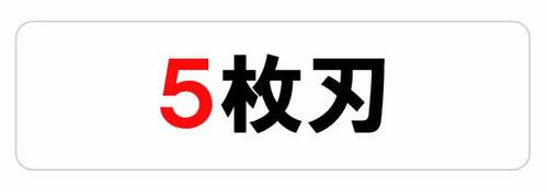 5枚刃